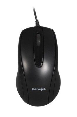 Activejet AMY-083 Wired computer mouse (optical 1000 DPI black)