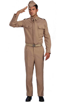 Brand New World War 2 Military Private Soldier Adult Costume