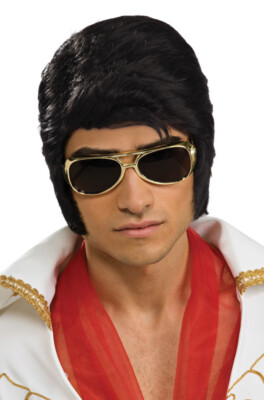 Deluxe Rock and Roll King Elvis Adult Costume Wig