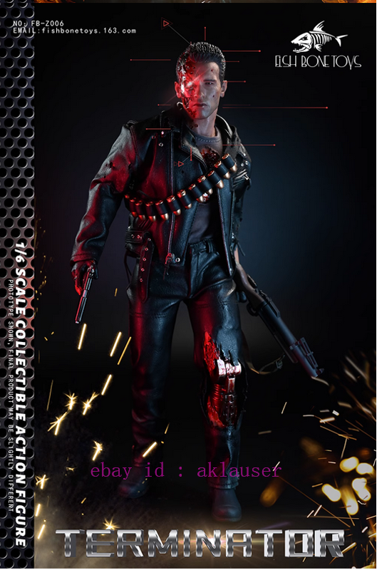 FISH BONETOYS T800 FB-Z006 ターミネーター　トイズ Fish Bonetoys Fb-Z006 1/6 The Terminator t800 Action Figure