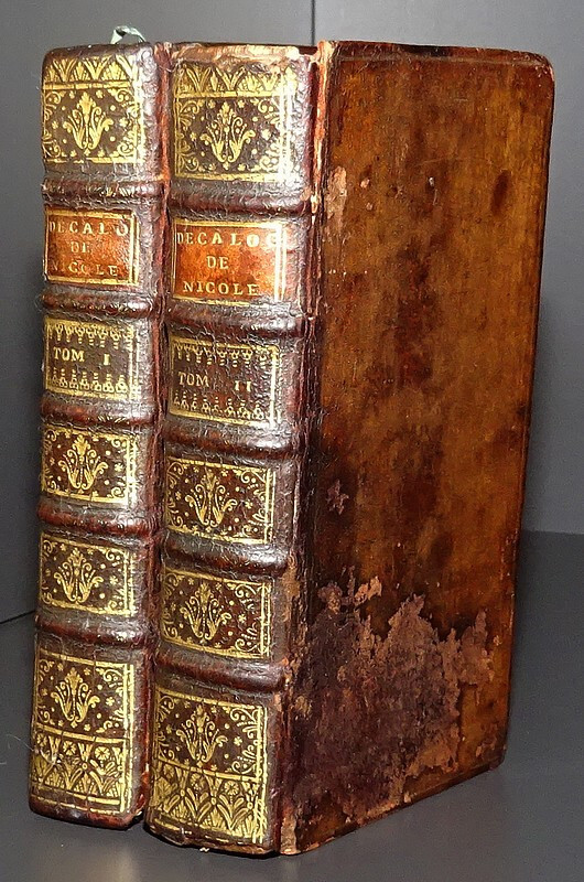 Nicole : Instructions Theologiques Et Morales Sur Le Premier Commandement / 1723