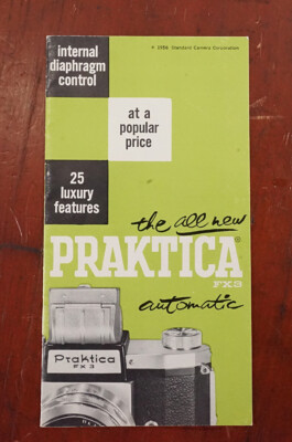 【M】 KW PRAKTICA FX-3 SALES BROCHURE, 12 PAGES/221395 | eBay