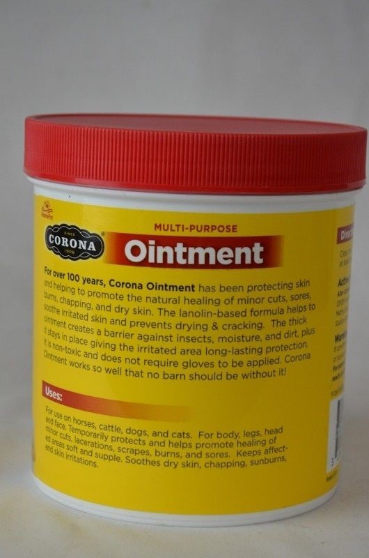 Corona Multi Purpose Ointment 36 oz Cuts Abrasion Sores Horse Cattle Dogs 05/20