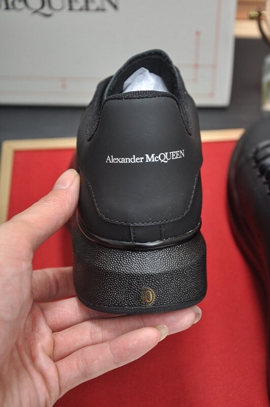 Pre-owned Alexander Mcqueen Sneake All Black Men's Casual Shoes Size8-12