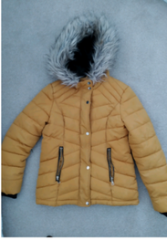 Girls Orange Coat