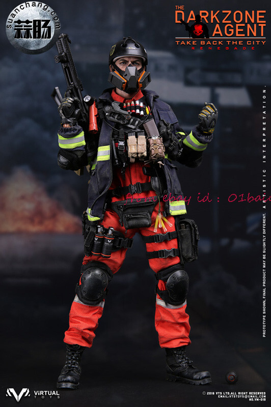 VTS DARKZONE AGENT フィギュア 1/6 Vts Toys Vm-018 1/6 The Darkzone Agent Renegade Action