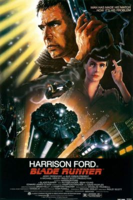 BLADE RUNNER MOVIE POSTER 24x36 Sci-Fi 