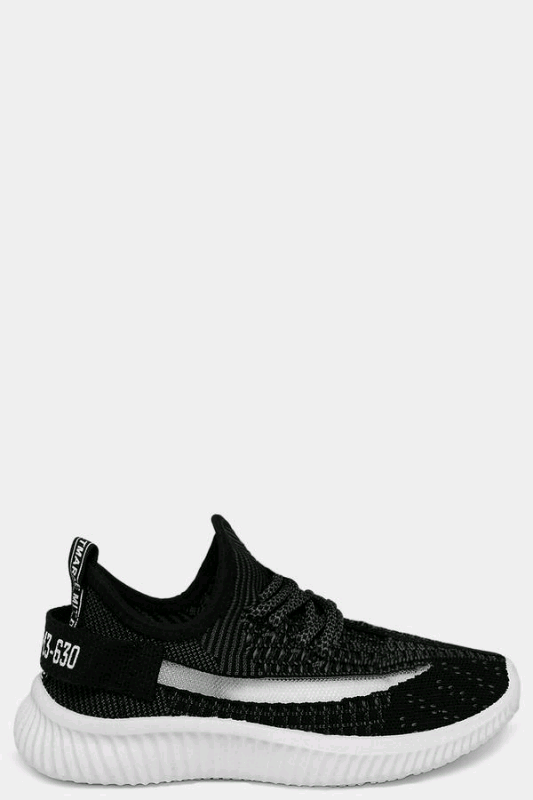 black slip on trainers size 6