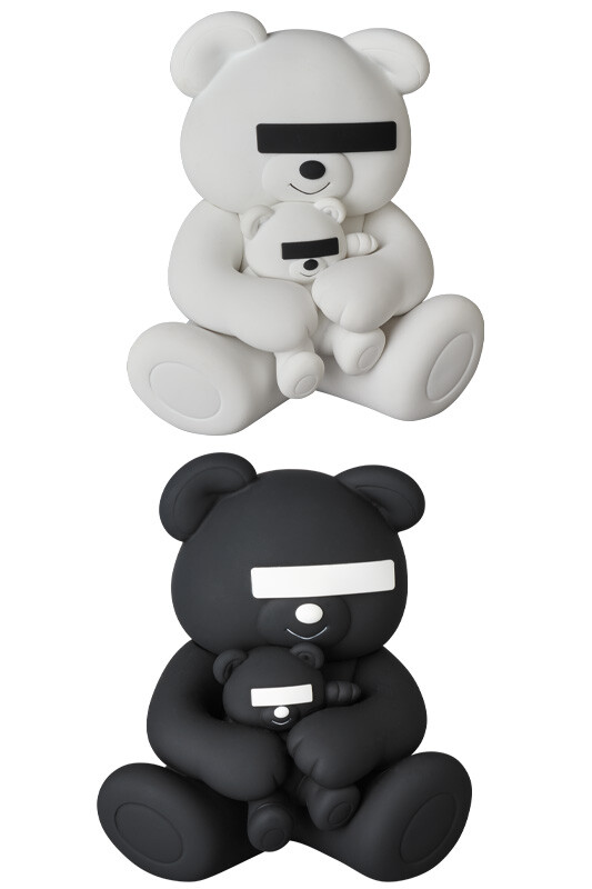 UNDERCOVER - MEDICOM TOY × UNDERCOVER BEAR &quot; BLACK &quot; UNDERCOVER x Medicom Toy BE@RBRICK 100% & 400% | Hypebeast