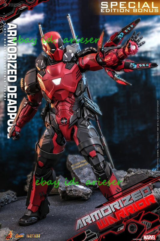 アメコミ hottoys 1/6 scale armored deadpool HOTTOYS HT 1/6 CMS09D42 Alloy Armored Deadpool Action Figure