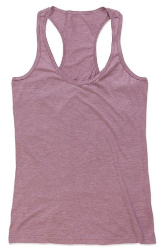 Maglietta trendy con scollo rotondo - Rosa stampato