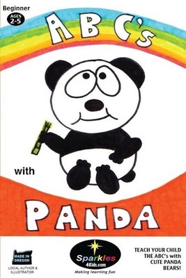 ABC's WITH PANDA; Teach Your Child the ABC's w/ Panda PB Sparkles 4 Kids NEW