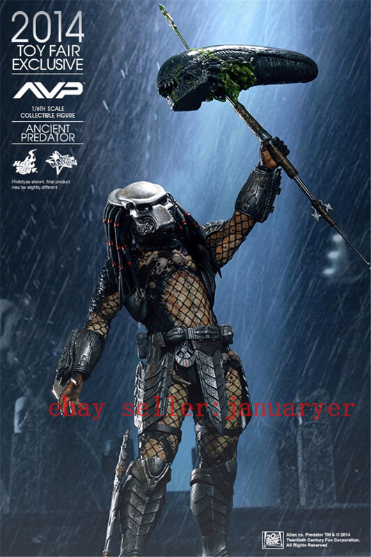 Perfect Hot Toys Mms250 1/6 Alien Vs Predator Ancient