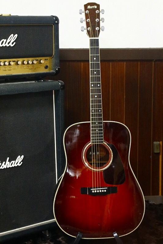 Morris M-50 ハカランダ ジャパンヴィンテージギター ハードケース付 Rare 1990's vintage acoustic guitar Morris M-50 Solid Spruce
