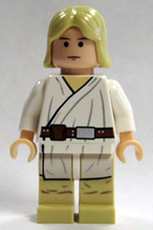 Luke Skywalker - Tatooine, Light Nougat, Long Hair (sw0176)