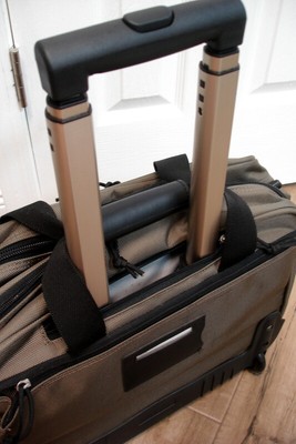 Wheels Brown - Paracord Zipper Pulls Tall Handle