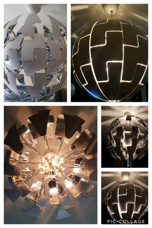 Large Ikea Pendant Light 52cm Star Wars Death Star In Bradford