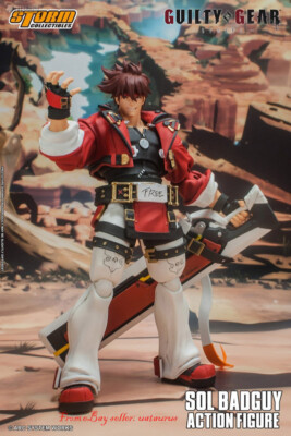 Perfect Storm Toys Guilty Gear Strive Sol Badguy 1/12 In Stock New Action Figure
