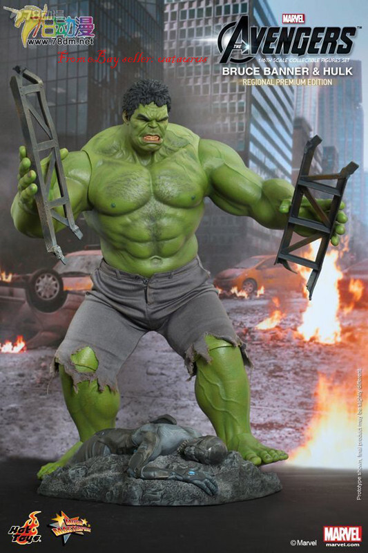 Hot Toys Mms230 The Avengers: Bruce Banner And Hulk Set