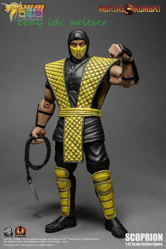Scorpion Mortal Kombat storm モータルコンバット Storm Collectibles 1/12 Scorpion Mortal Kombat In Stock New