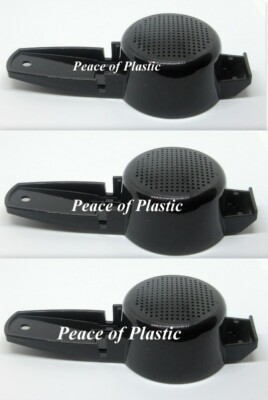 Tupperware New~ Set of 3~Gadgets Mini Sifters Loose Tea Strainers Black #879