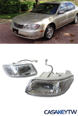Pair Fog Light Lamp Replacement Yellow Blub For Acura Honda