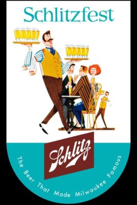 Schlitz Beer Schlitz Fest DIECUT NEW Sign 40'' Tall USA STEEL