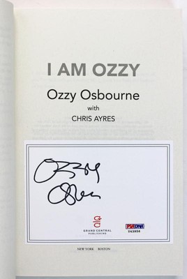 Ozzy Osbourne Black Sabbath Authentic Signed I Am Ozzy Autographed Book Psa/Dna