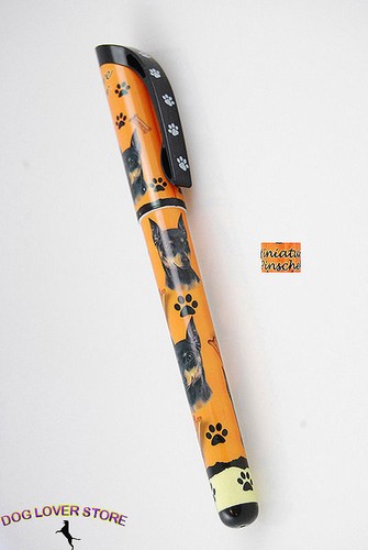 Miniature Pinscher Dog Pen Replaceable Ballpoint Black Ink