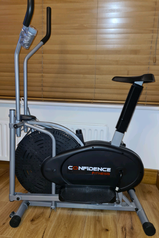 Confidence fitness 2 in 1 elliptical Cross trainer and bike in Newry