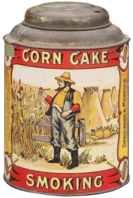 Corn Cake Smoking Tobacco NEW 28'' Tall DIECUT Sign USA STEEL XL Size 7 lbs
