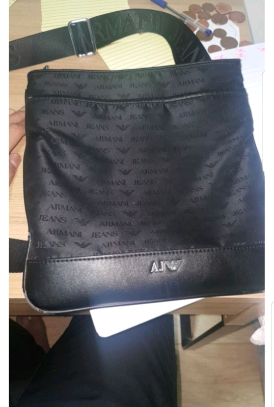 armani man bag selfridges