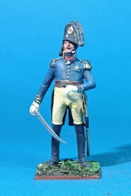 VID soldiers Fr-1-0152 General Cambronne, Waterloo, 1815 - 60 mm painted figure