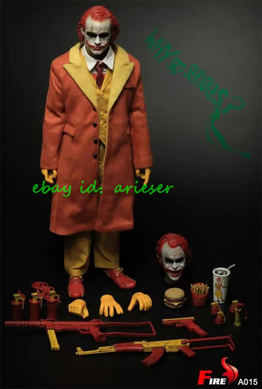 Perfect Fire A015 Mcdonald Joker 1/6 Action Figure New Toy Perfect Fire A015 Mcdonald Joker 1/6 Action Figure New Toy
