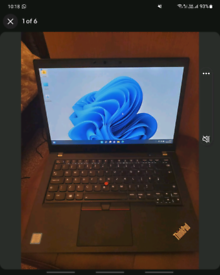 Lenovo ThinkPad T480s 14in i7-8650U 256GB SSD 16GB RAM Black