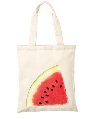 Le Chic Watermelon Canvas Beach Bag