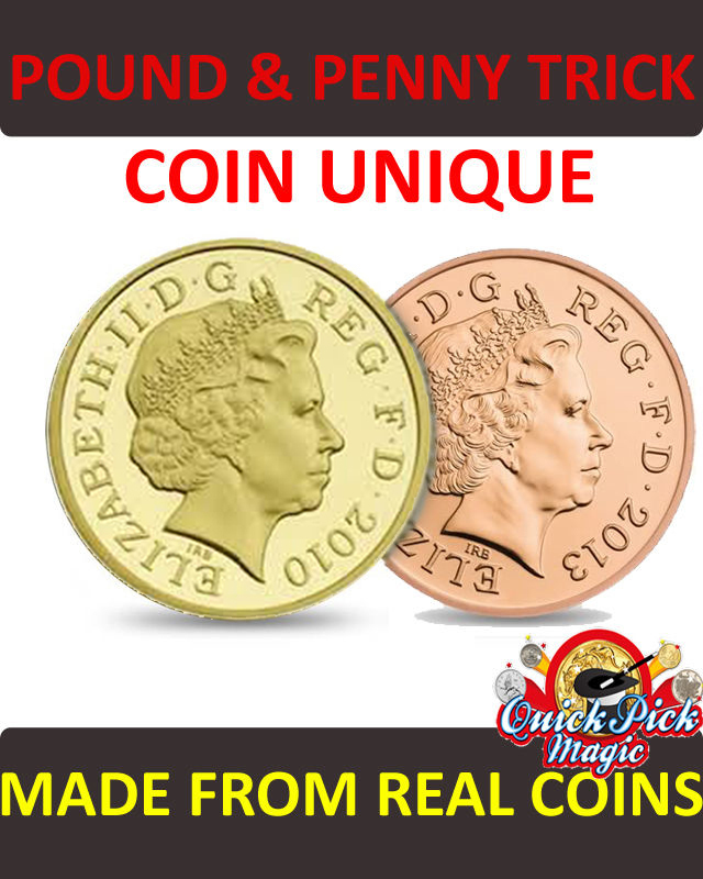 その他 Hold onto your lucky pennies. medicom Pound and Penny [ Coin Unique ] Vanishing penny Close Up