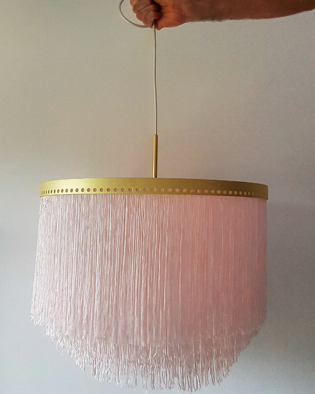 Brand New Pendant Blush Pink Tassel Ceiling Light In Comber County Down Gumtree