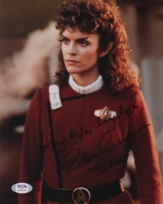 Robin Curtis Hand Signed Star Trek  The Next Generation 8 x 10 Photo PSA/DNA