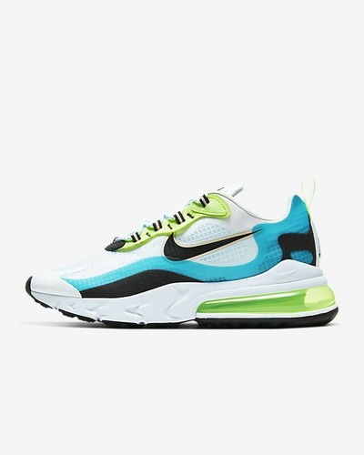 Nike Air Max 270 React Oracle Aqua Ghost Green UK Size 7.5 Ct1265 300