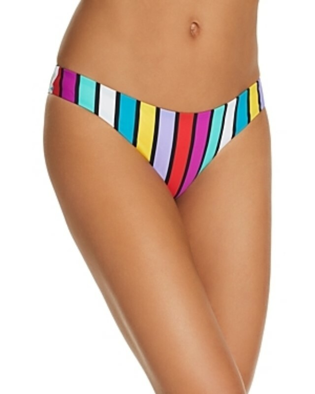 Red Carter 262185 Women Neon Tropics Elle Bikini Bottom Swimwear Size X-Small