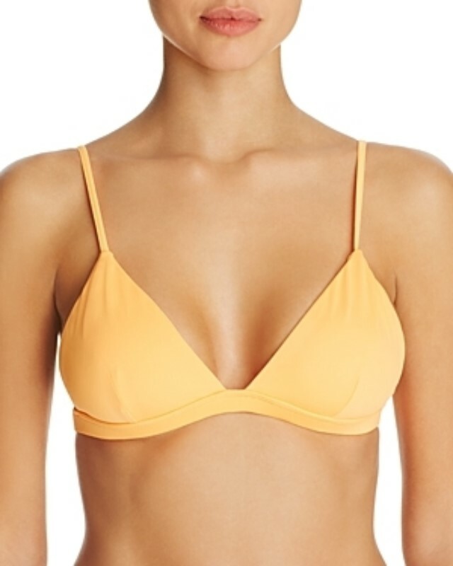 Milly 261072 Women Capri Triangle Bikini Top Swimwear Crimson Size Large