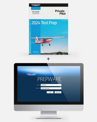 New for 2024: Private Pilot Test Prep Plus, by ASA p/n ASA-TPP-P-24
