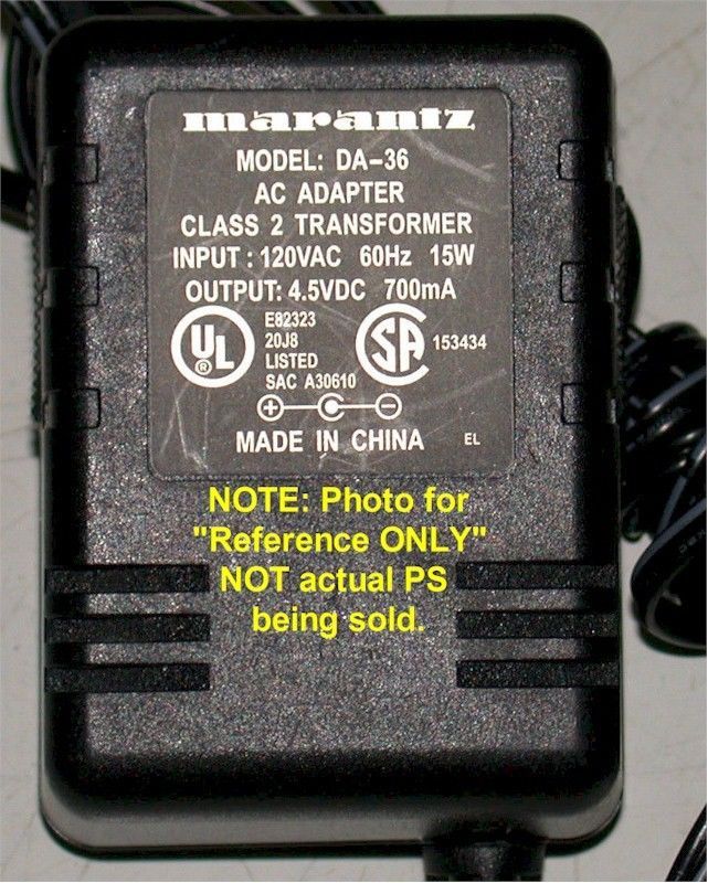HEAVY DUTY Replacement AC Adapter / Power Supply / Charger for Marantz DA-36.