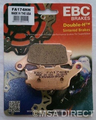 EBC Sintered REAR Brake Pads Fits Honda CB400 SUPERFOUR BOL D'OR (2004 to 2005)