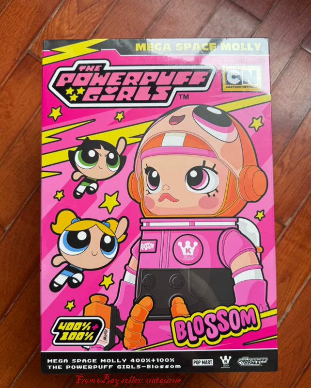 POPMART mega 400%+100% space molly The Powerpuff Girl Sealed POPMART mega 400%+100% space molly The Powerpuff Girl Sealed