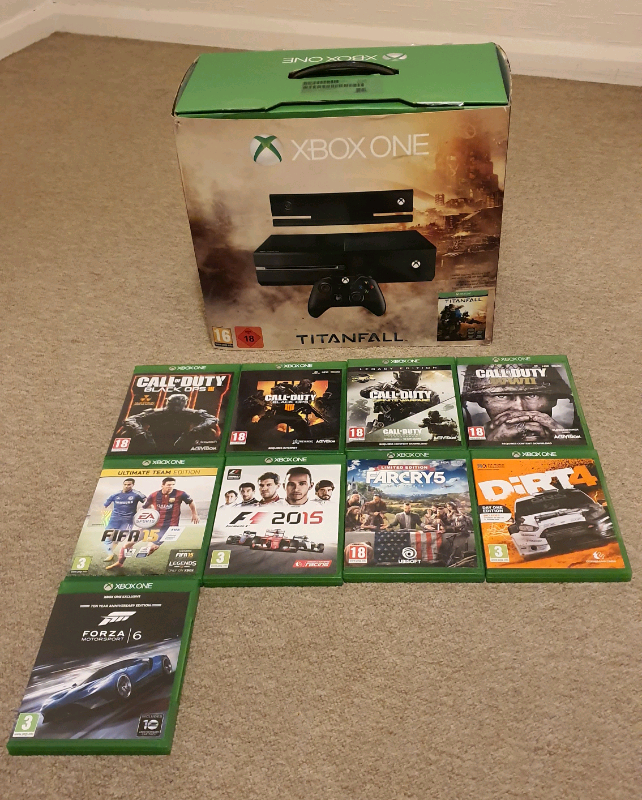 Xbox one 500 GB + kinect and games in County Antrim
