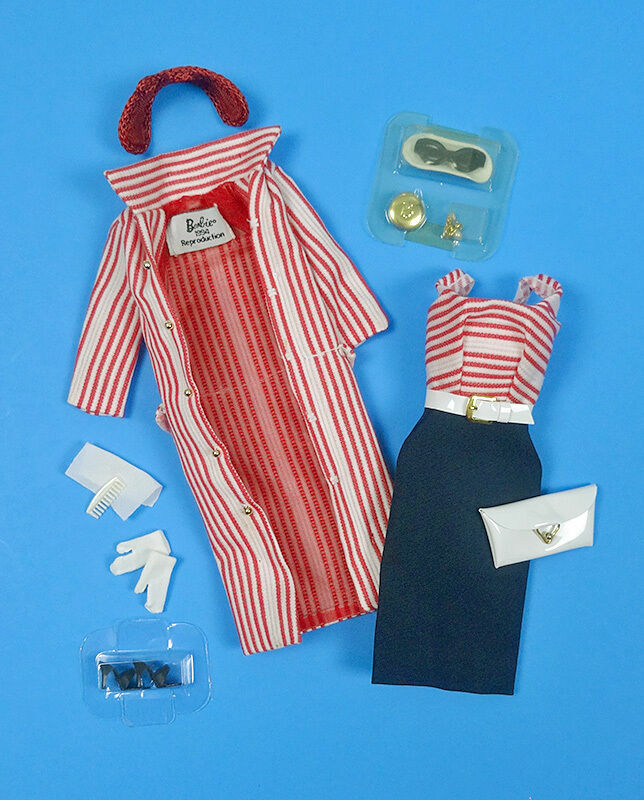 VINTAGE BARBIE REPRO/REPRODUCTION-#968 ROMAN HOLIDAY FASHION NEW ON CARD