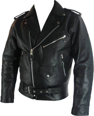 UNICORN LONDON UNICORN LONDON HERREN KLASSISCH BRANDO BIKERSTIL 100% JACKE ECHTES LEDER B2