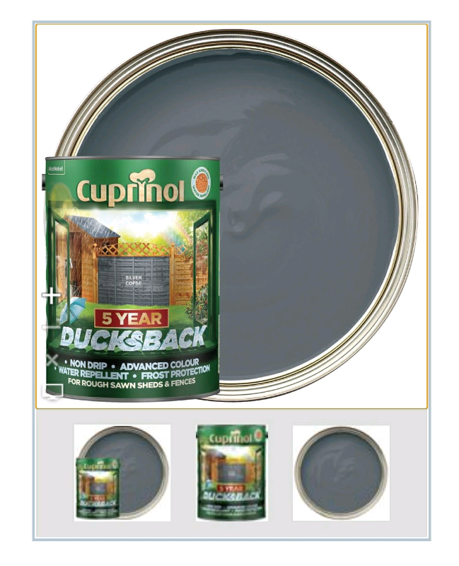 Cuprinol ducksback silver copse 5l in Old Trafford, Manchester Gumtree